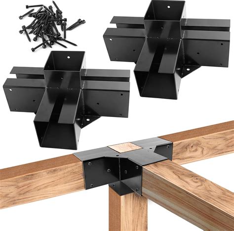 pergola metal bracket kits|metal brackets for wood pergola.